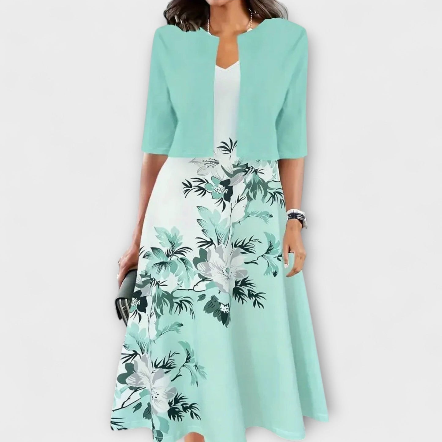 Abito Midi Donna con Blazer