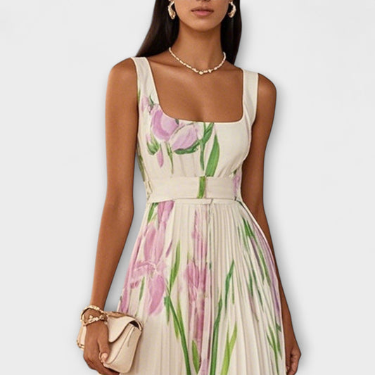 Abito Maxy in Chiffon a Fiori
